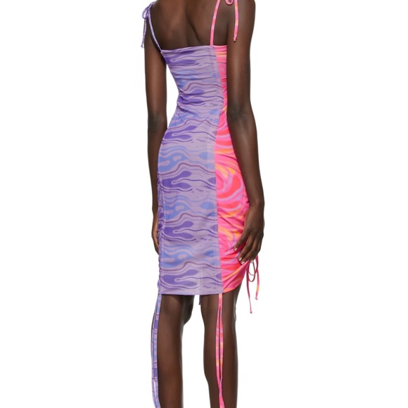 AVAVAV Multicolor Mini Cut-Out Cocktail Dress - Pink & Purple - XS - NWT - Picture 8 of 9